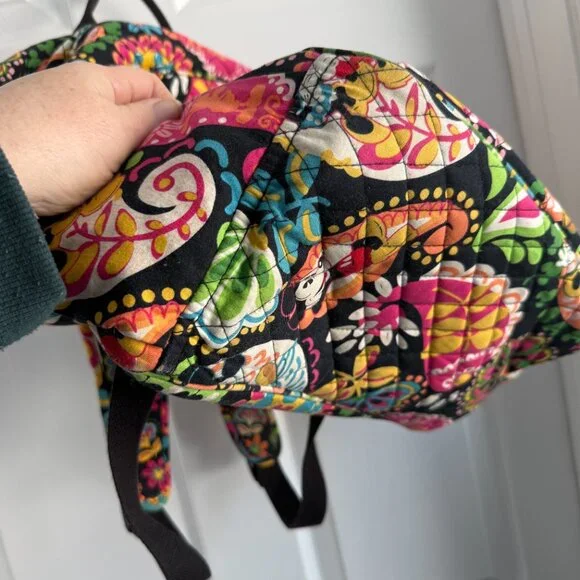 Vera Bradley Disney Parks Midnight With Mickey Campus Backpack Retired RARE - Picture 11 of 16